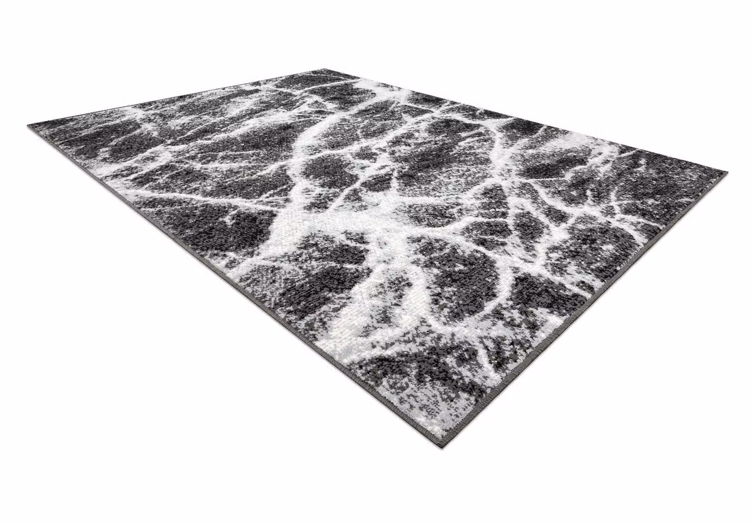 RugsX Morad Vintage Rectangular Rug in Black, W: 160 cm, L: 220 cm – 2