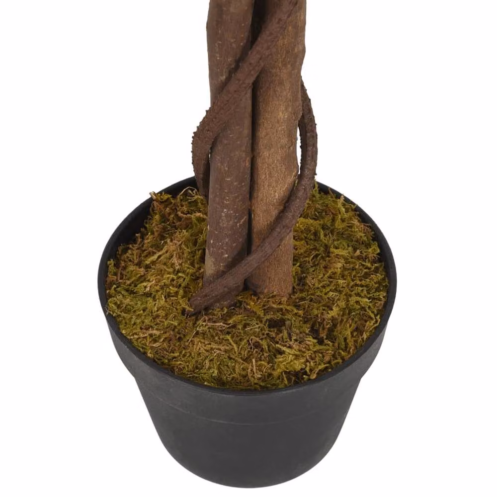 Berkfield Home Artificial Ficus Tree, Green, Height: 150 cm – 3