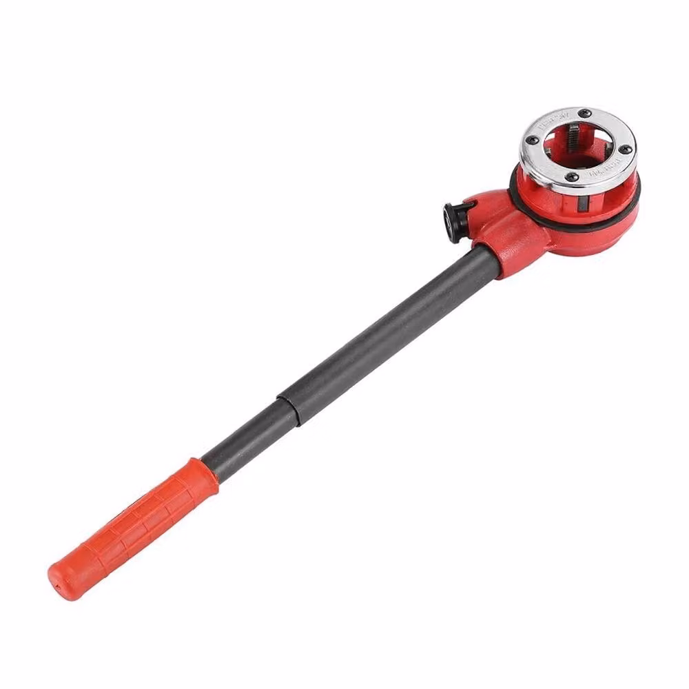 Nordara 4 Heads BSPT Pipe Threading Kit in Red Steel – 2