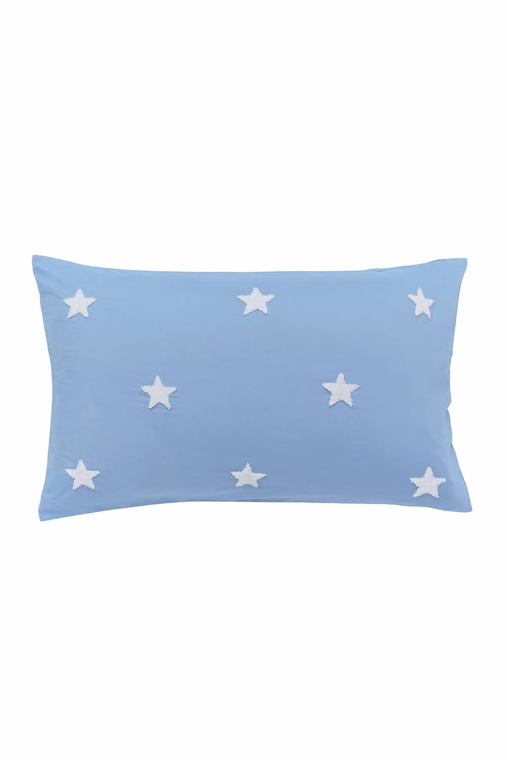 Helena Springfield Tufted Star Reversible Duvet Cover and Pillowcase Set in Blue and Silver, 180 x 200 cm – 2