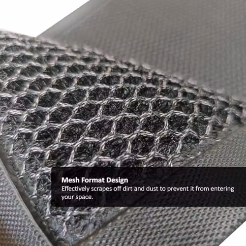 Nicoman Non-Slip Grey Mesh Doormat, Machine Washable and Weatherproof, W/D: 90 x 60 cm – 4