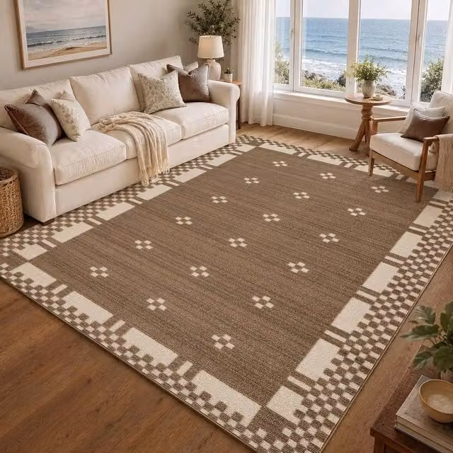 Livabliss Fifth Avenue Diamond Rug in Brown, W/D: 200 x 275 cm