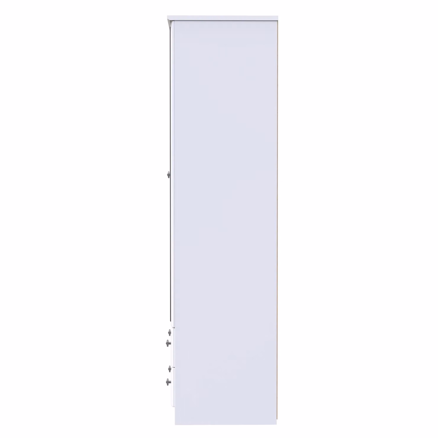 2 U Stirling Ready Assembled Tall White Mirrored Wardrobe with 2 Doors and 2 Drawers – 2