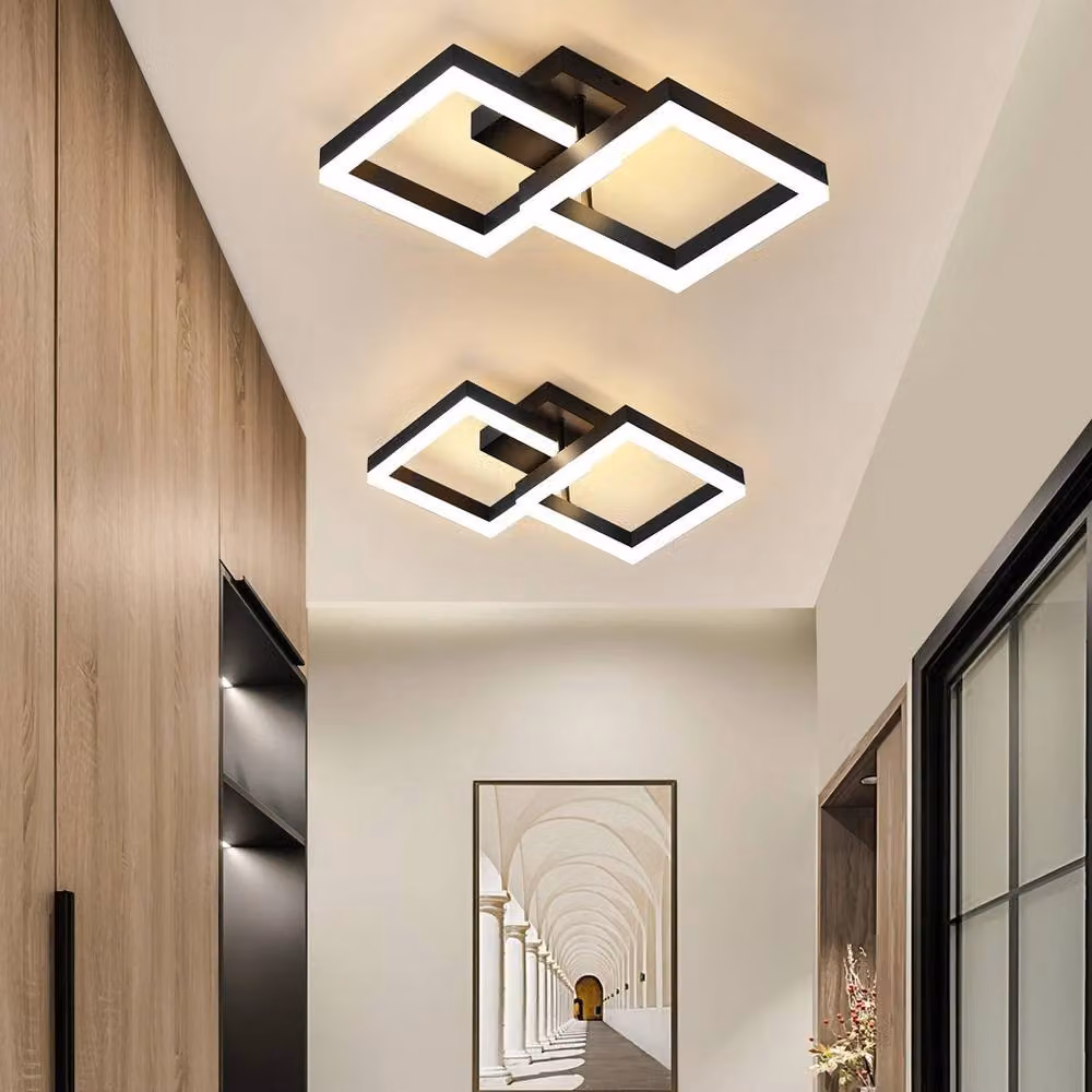 Kelvenix Modern LED Ceiling Light Chandelier in Black – 3