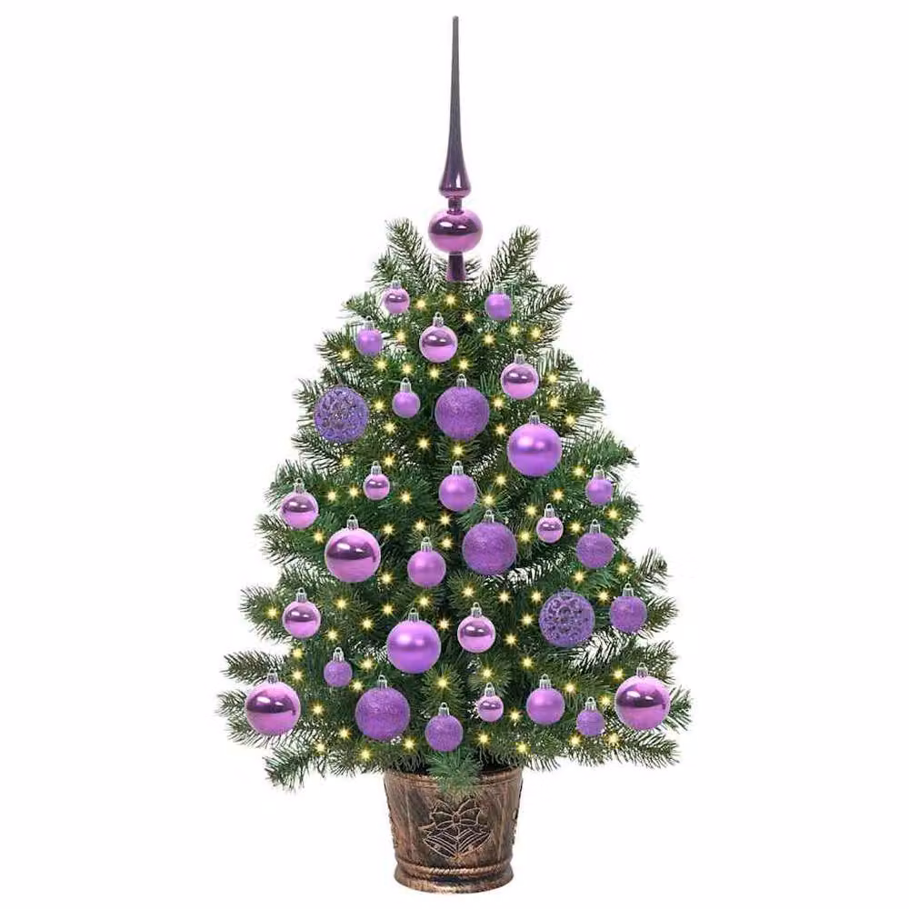 Berkfield Home Green Artificial Tabletop Christmas Tree with 150 LEDs, Height: 75 cm – 3