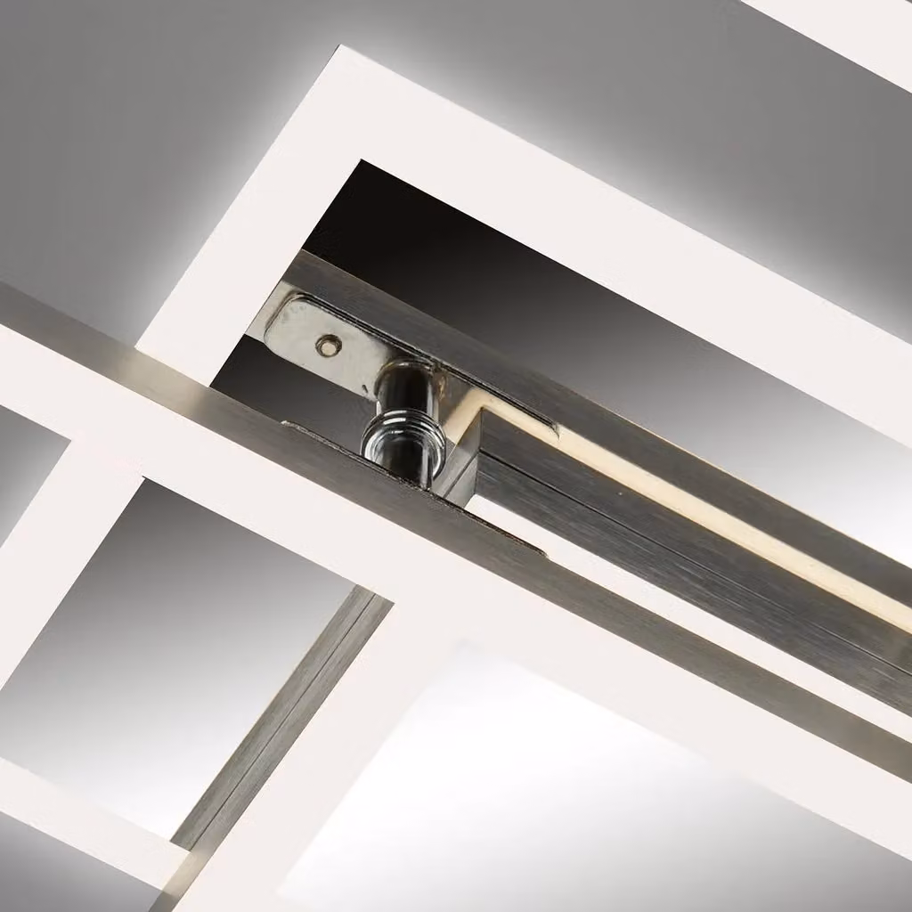 Briloner Chrome Aluminium 40W CCT LED Wall and Ceiling Light in Silver – 4