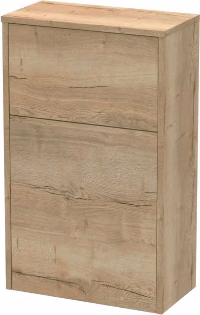Balterley Autumn Oak Woodgrain Floor Standing WC Toilet Unit in Brown, Width: 50 cm
