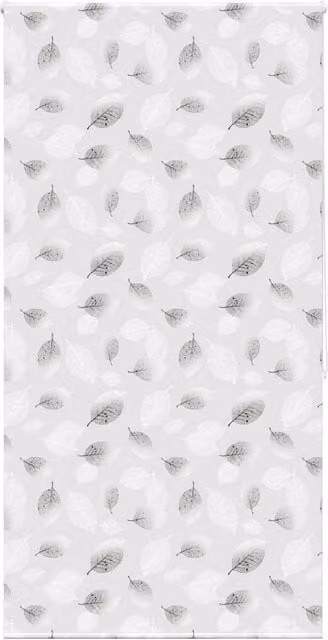 Berkfield Home Grey Opaque Shower Roller Blind W: 140 cm, H: 240 cm