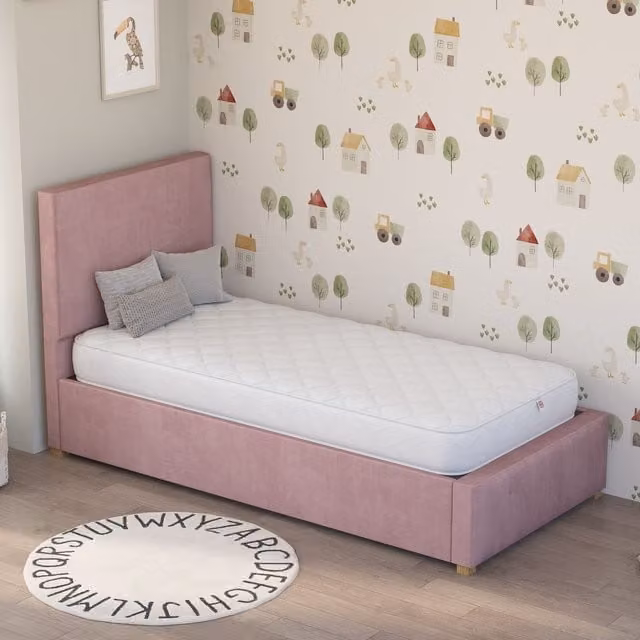 Aspire Kids Healthy Start Memory Foam Mattress in White, Small Single