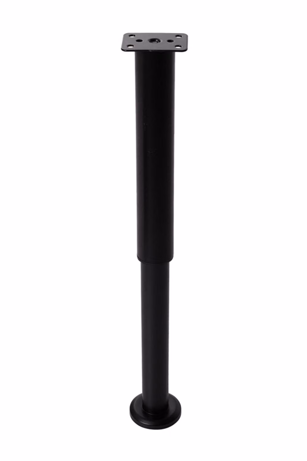 Living and Home 4 Piece Adjustable Heavy Duty Carbon Steel Furniture Support Legs with Rubber Pads in Black – 3