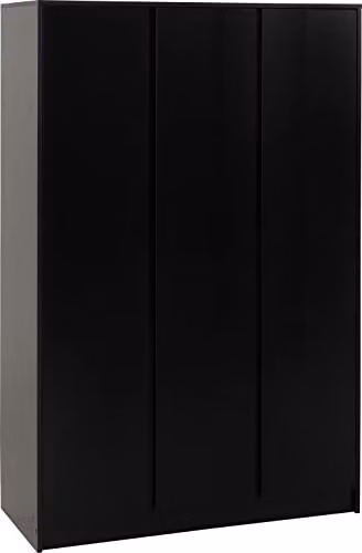 Seconique Malvern 3 Door Wardrobe in Black – 1