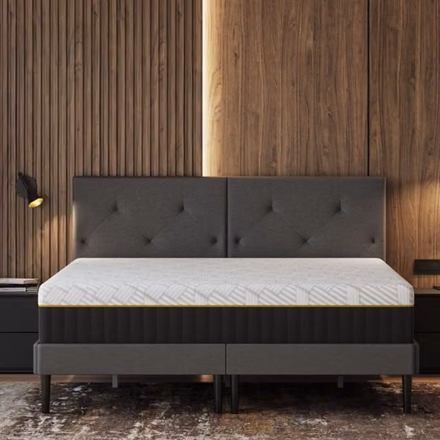 Emma Original Elite Mattress in White, W/D/H: 90 x 190 cm