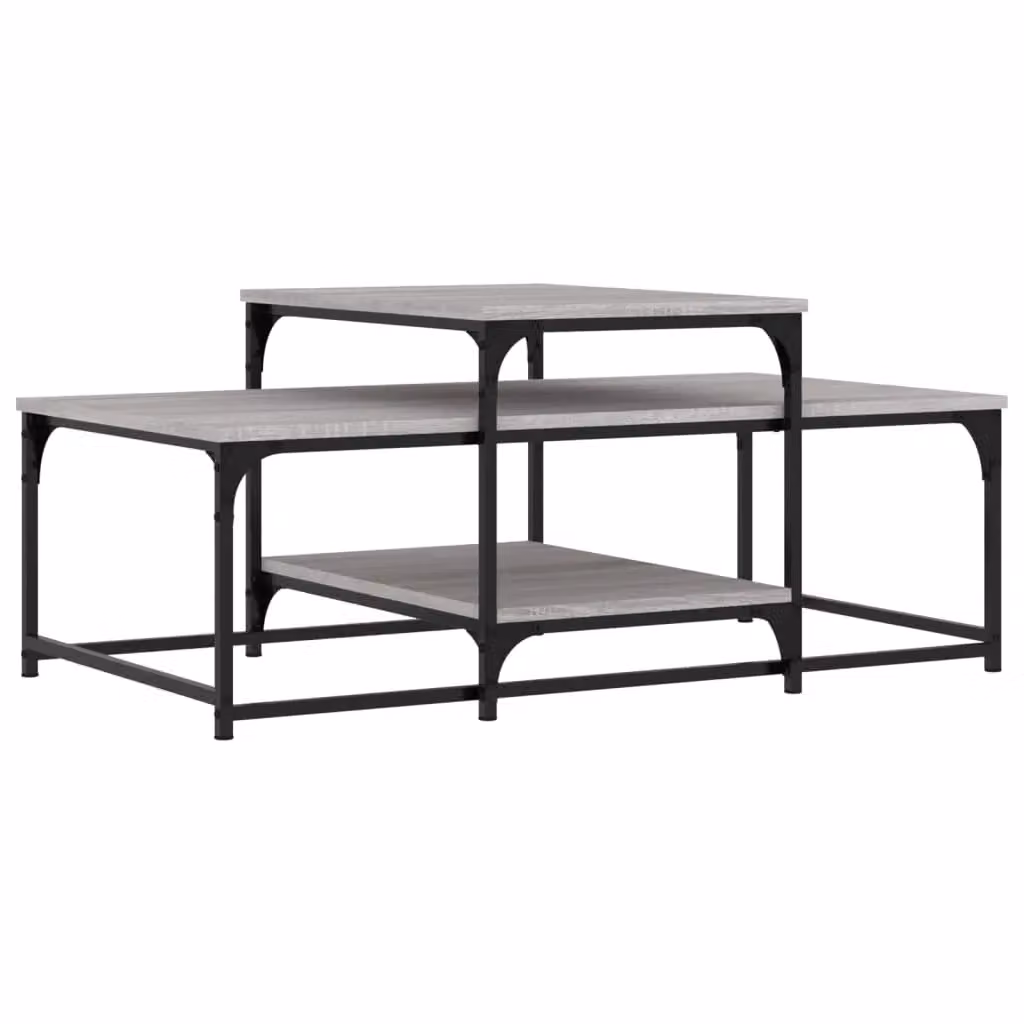Berkfield Home Grey Sonoma Coffee Table, W/D/H: 102 x 60 x 45 cm – 2