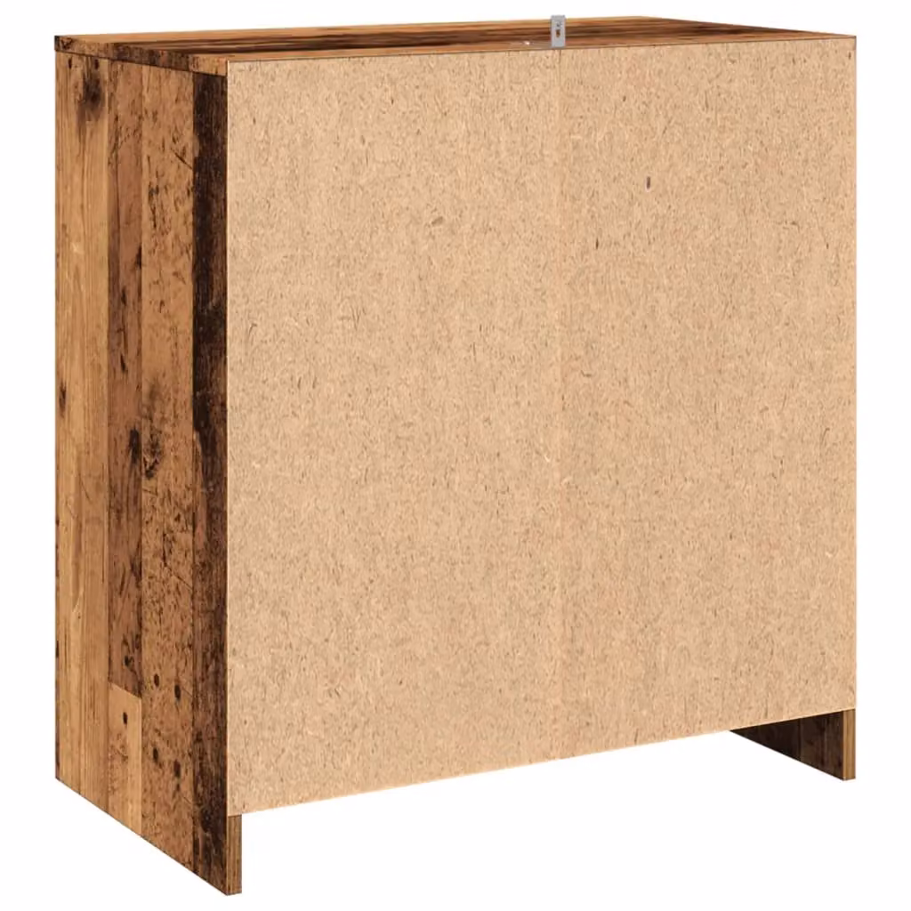 Berkfield Home Rustic Sideboard in Brown, W/D/H: 70 x 41 x 75 cm – 4