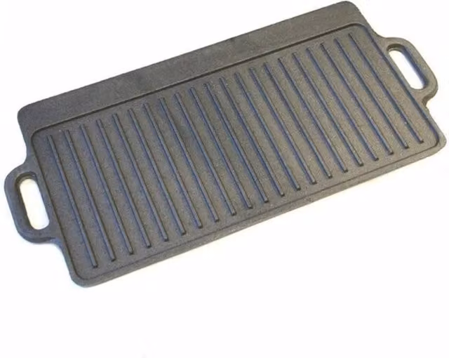 Havendro Cast Iron Non Stick Griddle Frying Pan in Black