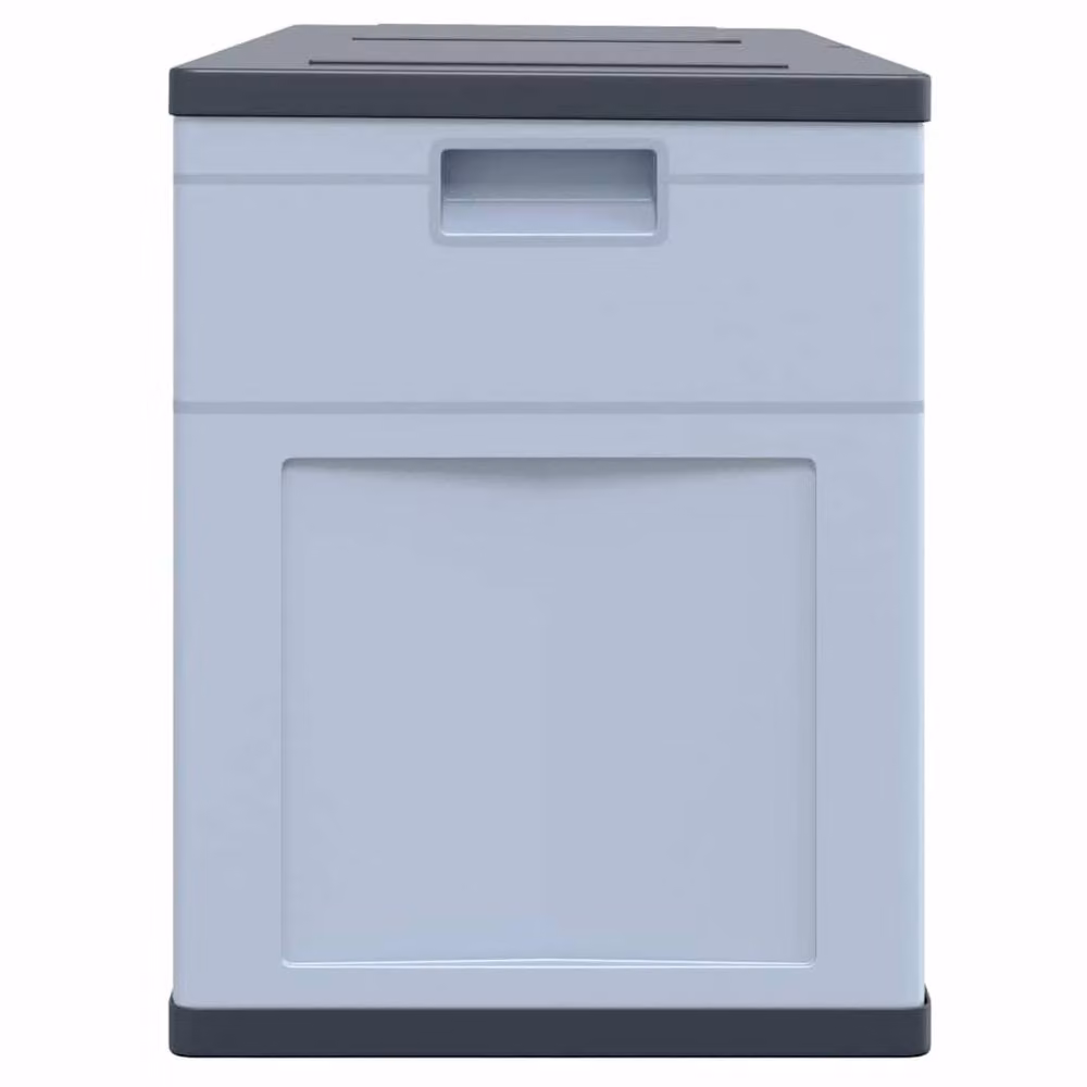 Berkfield Home Garden Storage Box, 320 L, Grey and Black – 3