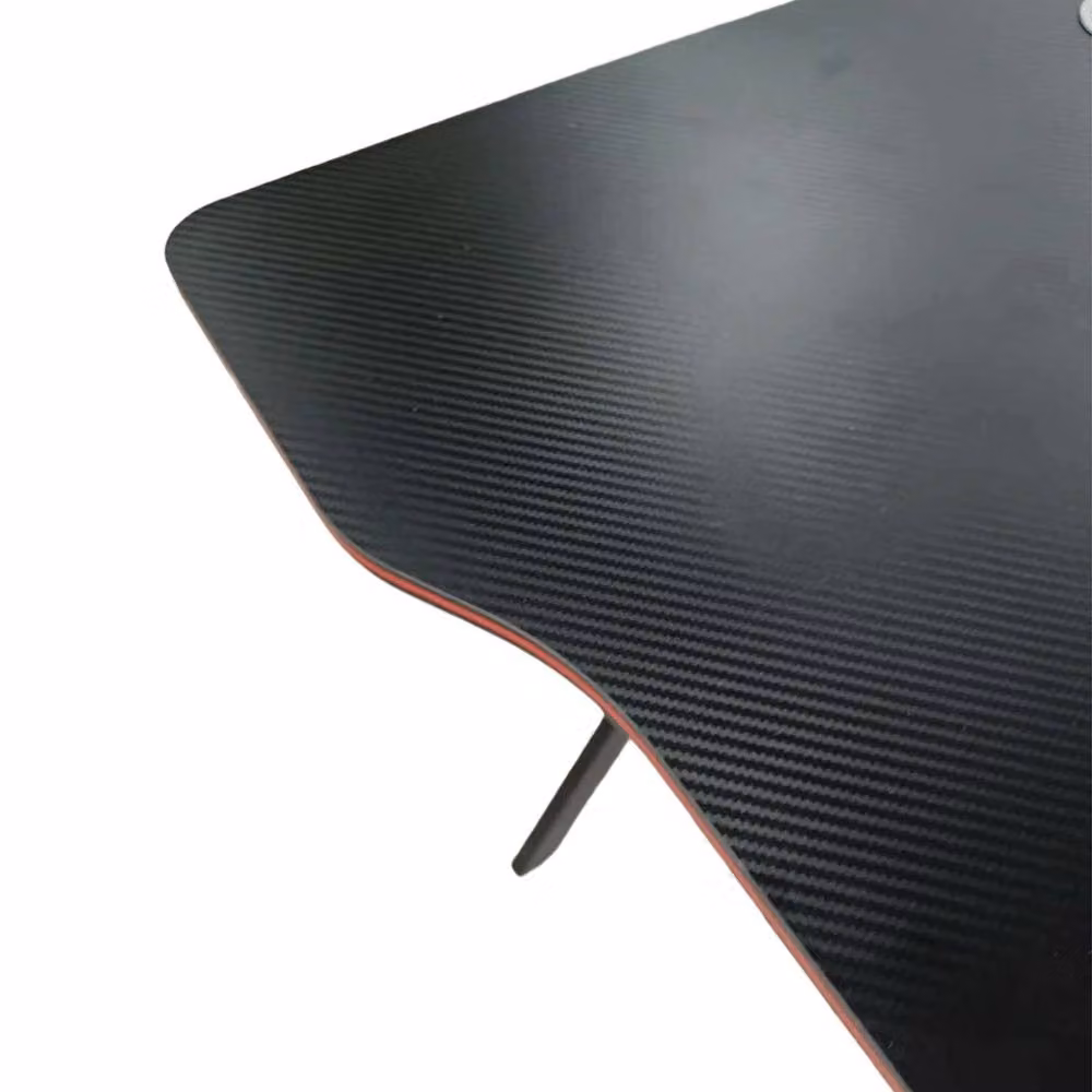 FORGEVIO Black Modern Gaming and Home Office Computer Desk, W: 120 cm, D: 60 cm, H: 75 cm – 4