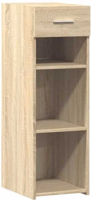 Berkfield Home Sonoma Oak Sideboard in Beige, W/D/H: 30 x 42.5 x 93 cm – 1