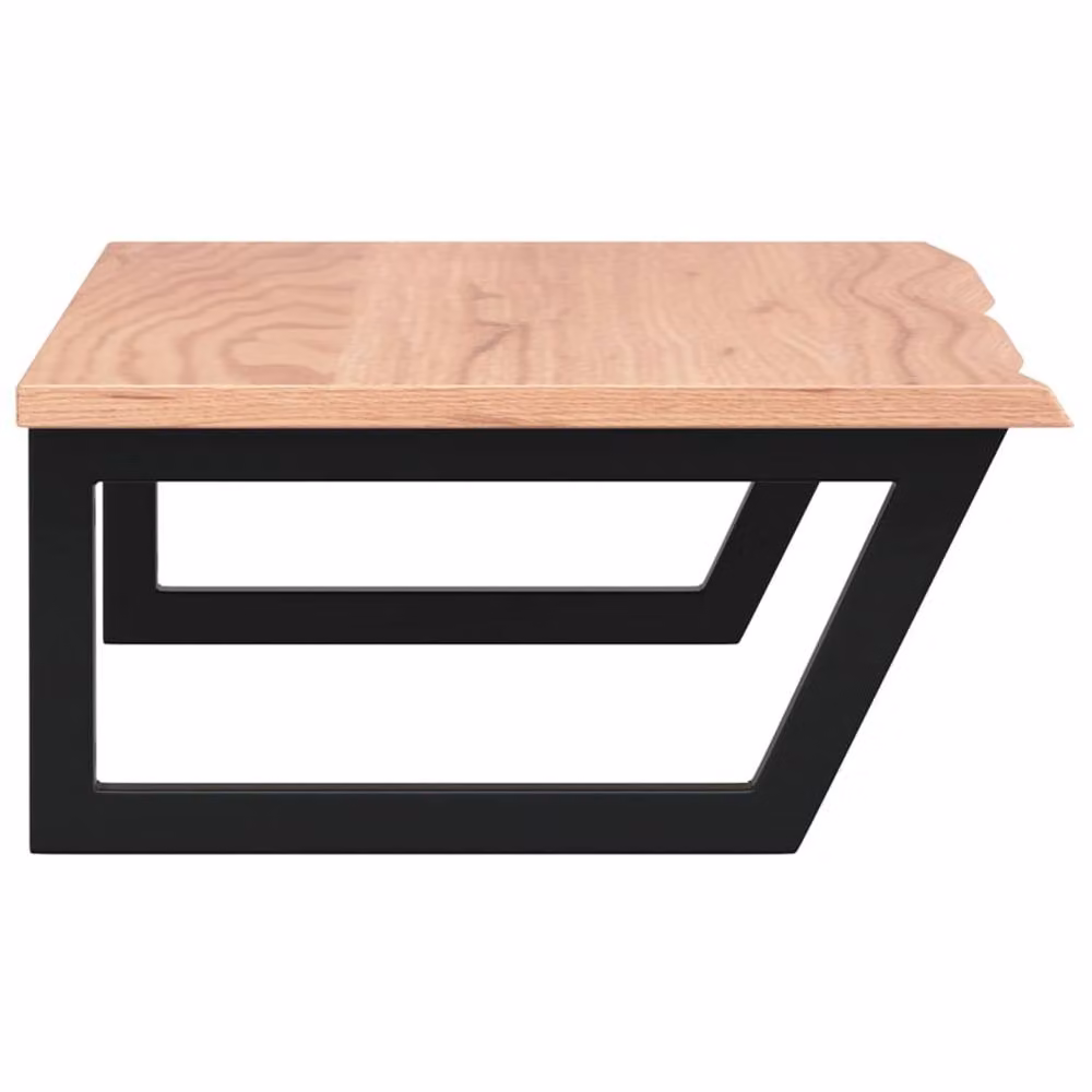 Berkfield Home Wall Mounted Basin Shelf in Brown Oak and Steel – 3