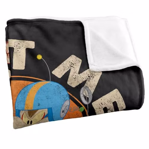 LOGOVISION Looney Tunes Wile E Coyote I'M A Professional Super Soft Fleece Throw Blanket, Multicolour, W: 152 cm, D: 127 cm – 2