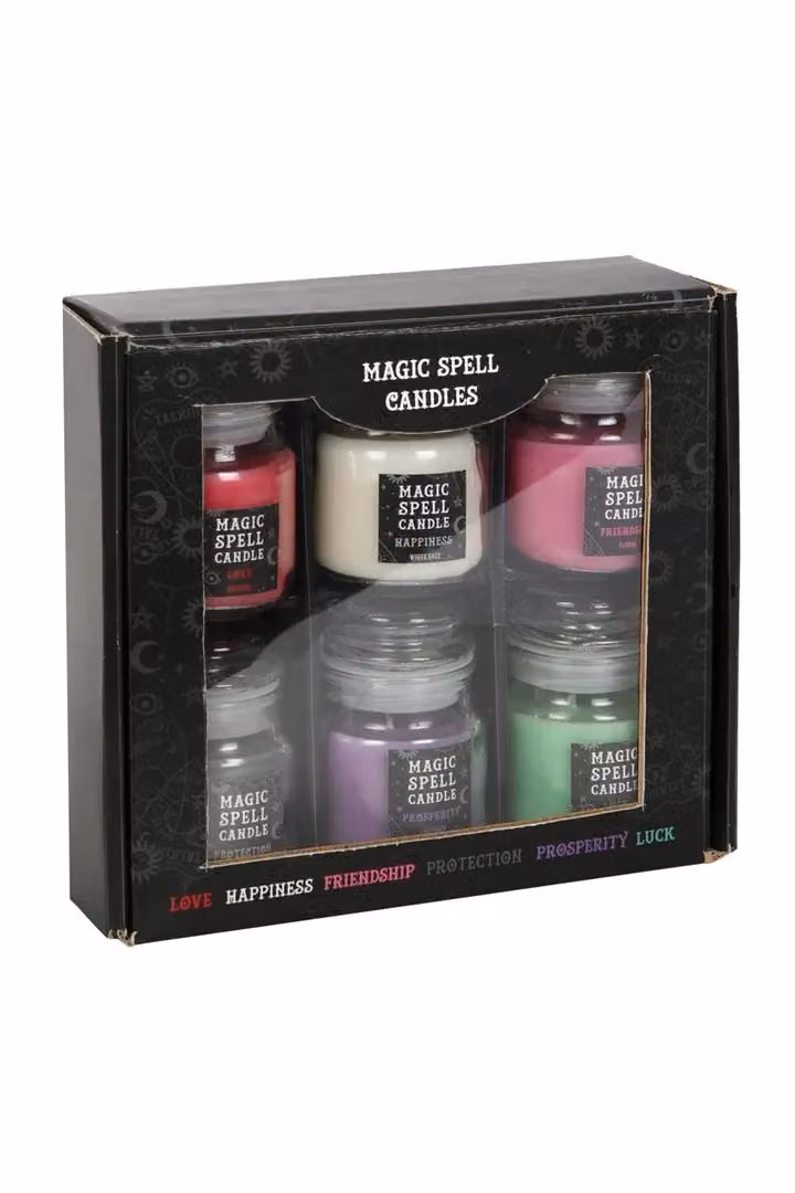 KDMD Magic Spell Candle Jar Gift Set in Black – 2