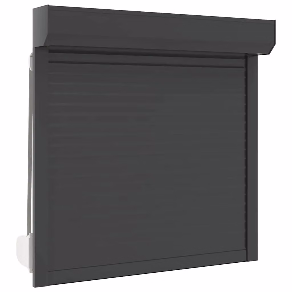 Berkfield Home Manual Aluminium Roller Shutter, Anthracite, W: 100 cm x H: 100 cm – 2