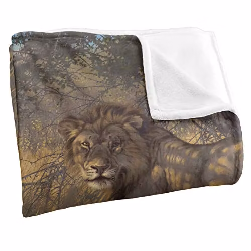 Wild Wings Silky Touch Super Soft Fleece Throw Blanket in White, W/D/H: 152 x 127 cm – 2