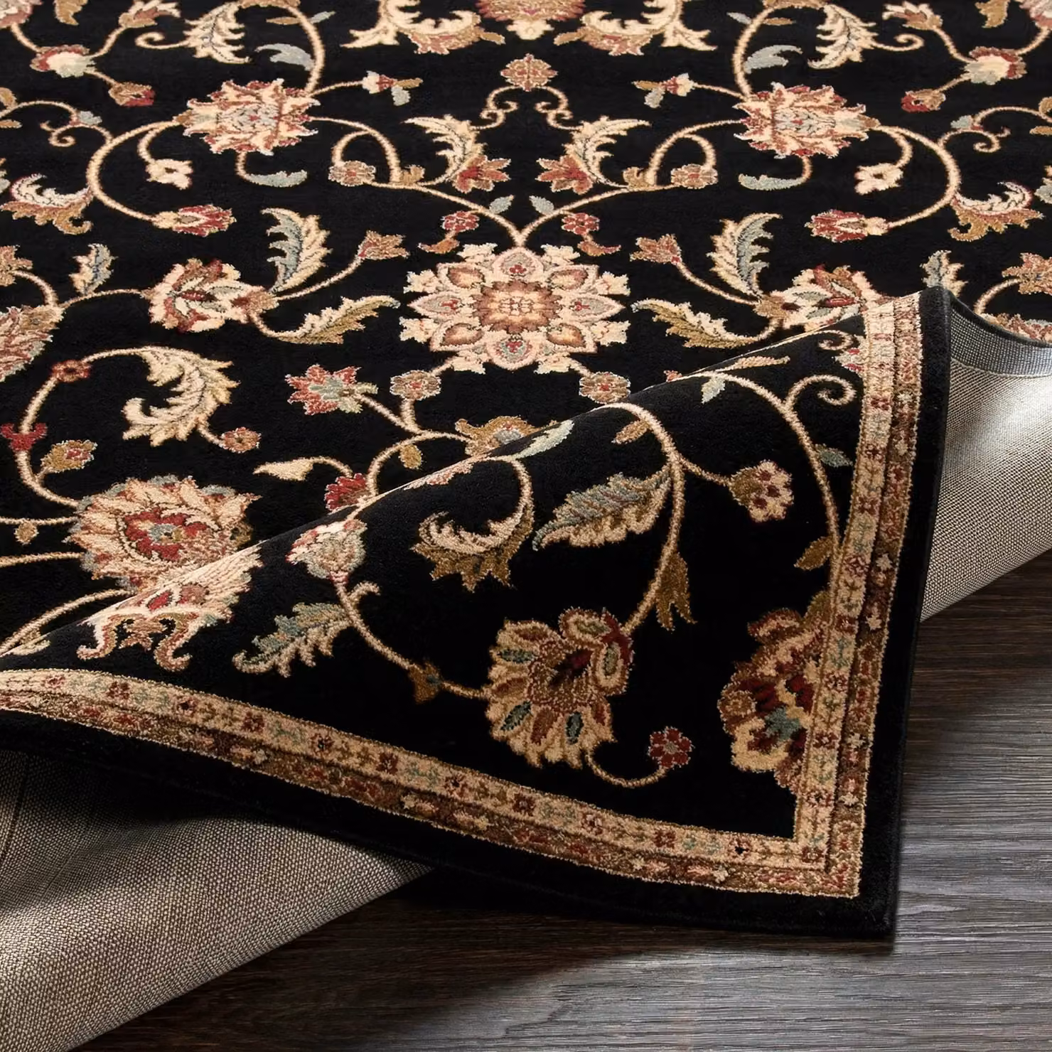 Livabliss Riley Vintage Traditional Boho Living and Dining Rug in Beige, Brown, Green and Black, W: 200 cm, D: 290 cm – 4