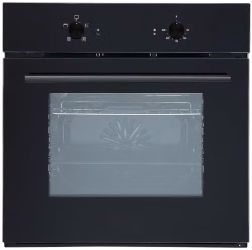 Cata CUL57MMBK Black Built-in 60cm Electric Single Oven with Slim Depth and A Energy Rating