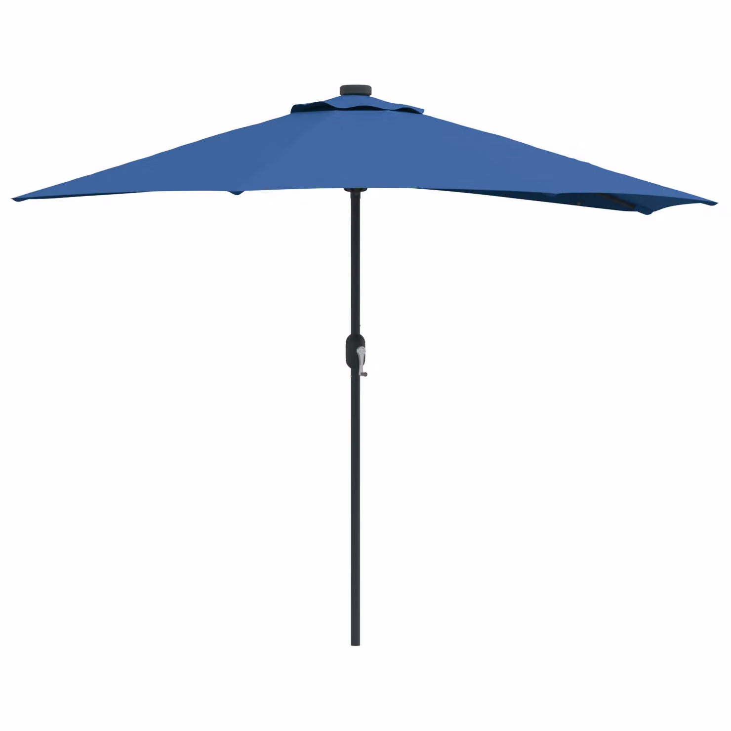 Berkfield Home Large Blue Polyester and Aluminium Garden Parasol – 2