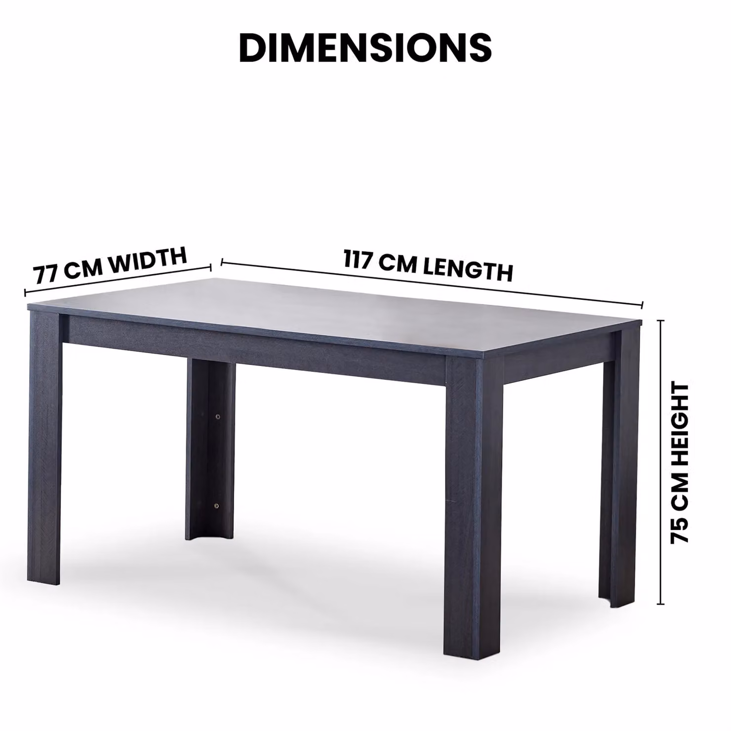 KOSY KOALA Modern Dining Table Set with 2 Grey Velvet Chairs and 2 Grey Benches in Brown – 3