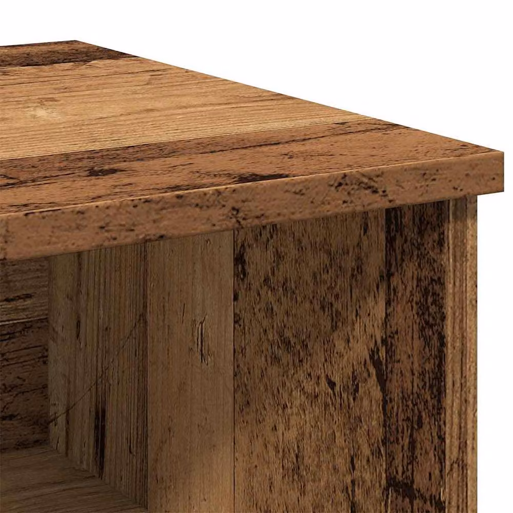 Berkfield Home Bedside Cabinet in Brown Old Wood, W/D/H: 40 x 36 x 65 cm – 6
