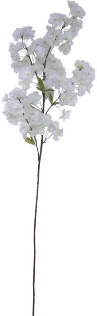 KDMD White Artificial Cherry Blossom Flowers