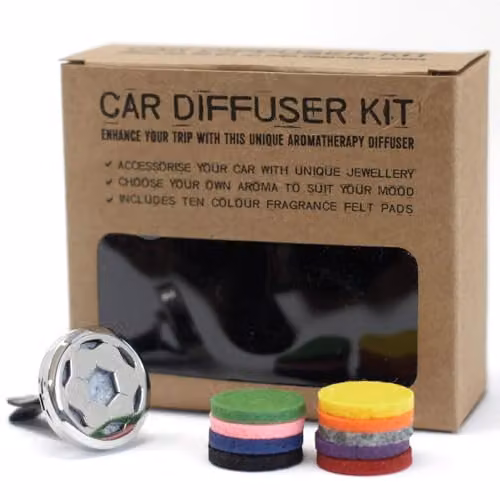 KDMD Football Car Diffuser Kit in Grey and Silver, 30mm – 2