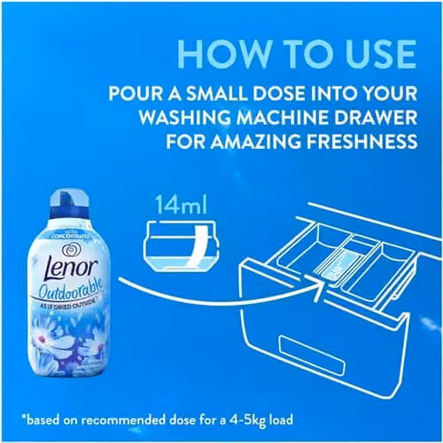 Lenor Outdoorable Fabric Conditioner Spring Awakening, 462ml, 33 Washes, Blue – 2