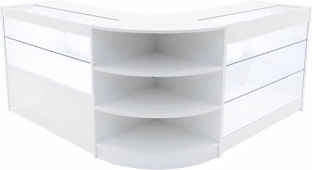 Monstershop Calliope LED Shop Counter Set K1200, C1200 & LM60 in White