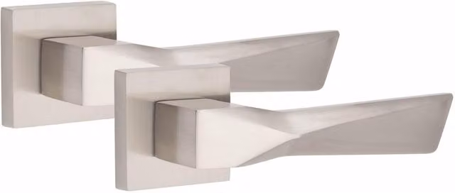 Golden Grace Brushed Silver Door Handles