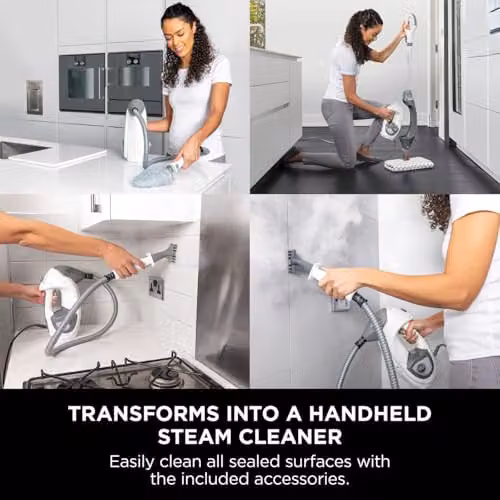 Shark S6005UK Floor and Handheld Steam Cleaner, Grey and White – 2