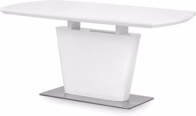 Cheshire Premium Como 90cm High Gloss Extending Dining Table in White