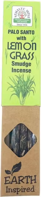 KDMD Earth Inspired Smudge Incense Sticks - Fresh Lemon Grass, Green – 1