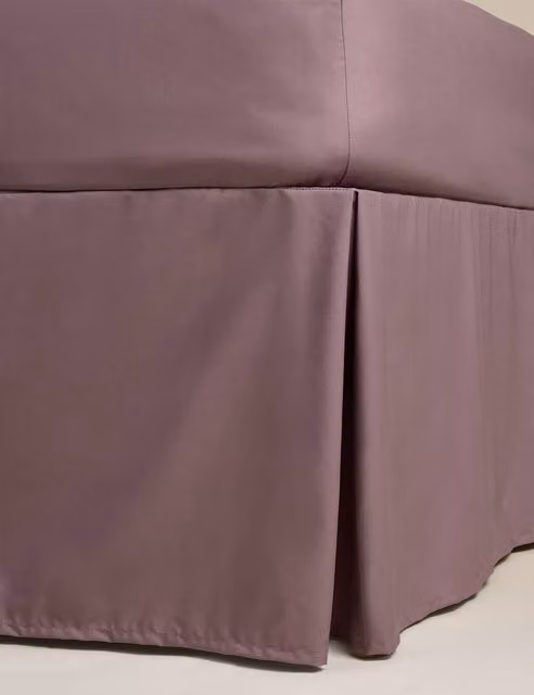 M&S Pure Egyptian Cotton Valance Sheet in Purple