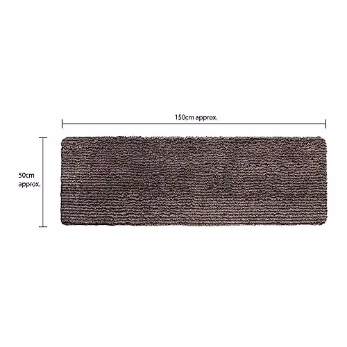 JVL Kensington Striped Cotton Machine Washable Barrier Runner Doormat, W: 50 cm, L: 150 cm, Multicolour – 3