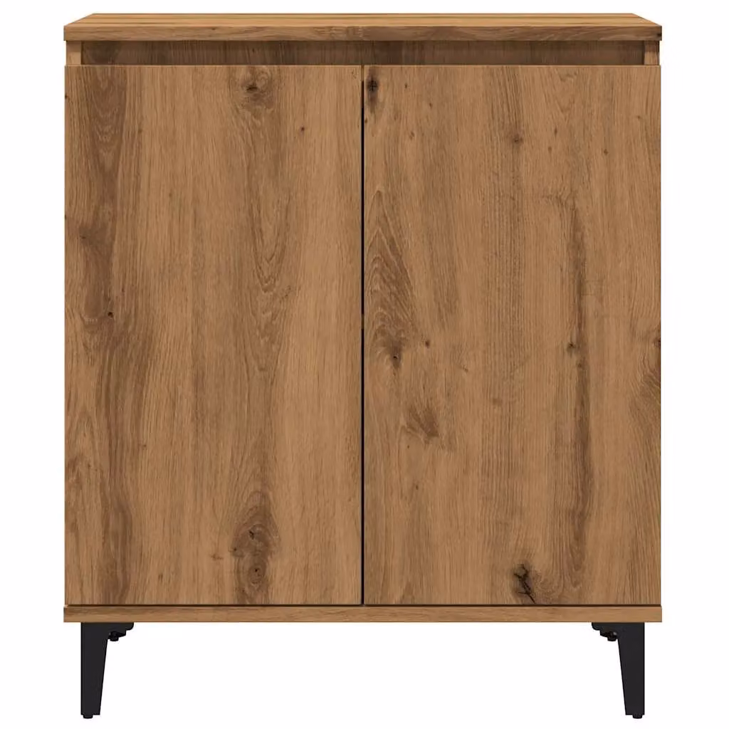 Berkfield Home Artisan Oak Sideboard in Brown, W/D/H: 60 x 35 x 70 cm – 3