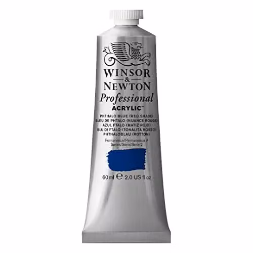 Winsor & Newton Professional Acrylic Colour Phthalo Blue Red Shade 60 ml – 1