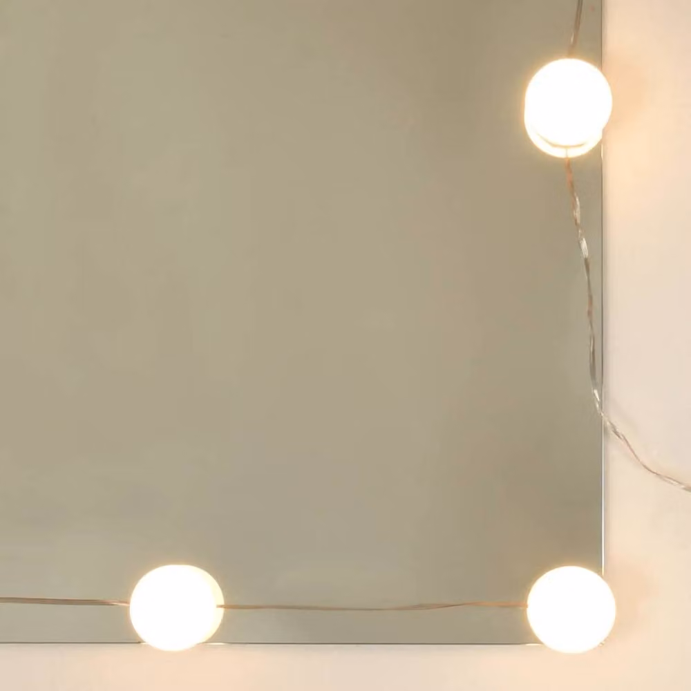 Berkfield Home LED Mirror Cabinet in Smoked Oak Brown, W/D/H: 90 x 31.5 x 62 cm – 5