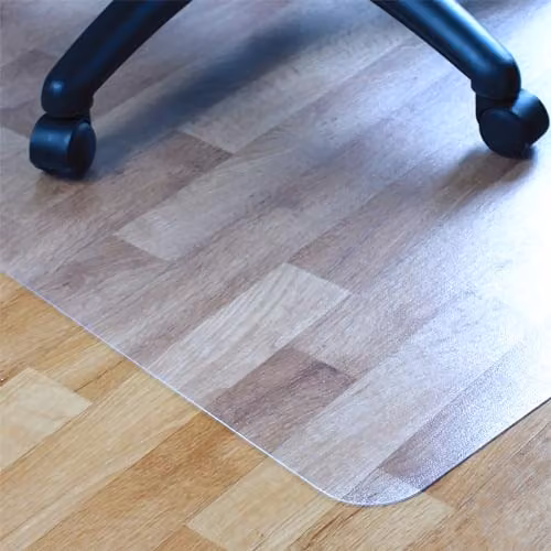 Floortex Ecotex BioPVC Chair Mat for Hard Floors, Transparent, W: 116 cm x D: 150 cm – 2