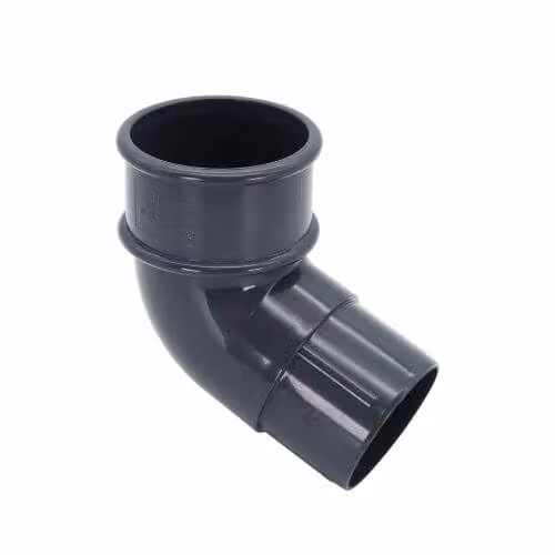 FloPlast Mini Gutter Offset Bend, 112 Degree, 50mm, Anthracite Grey
