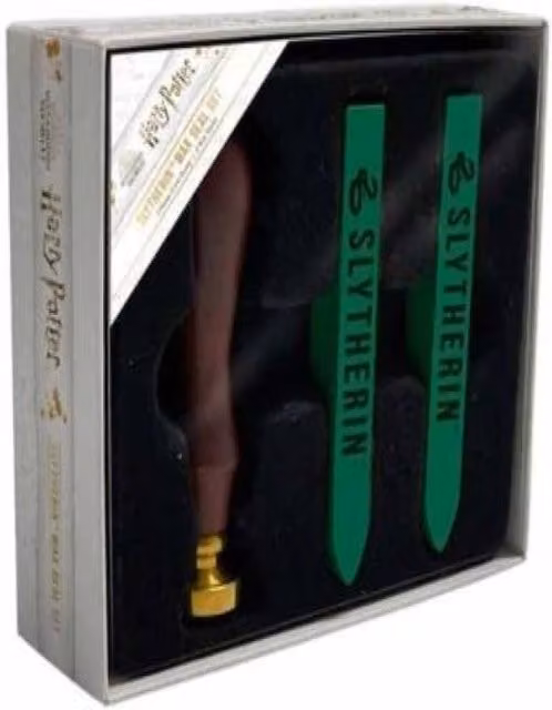 Insight Editions Harry Potter Slytherin Wax Seal Set Kit in Green, Silver and Multicolour
