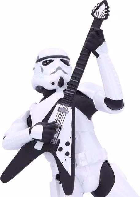 Nemesis Now Stormtrooper Rock On! White Tabletop Figurine, Height: 18 cm