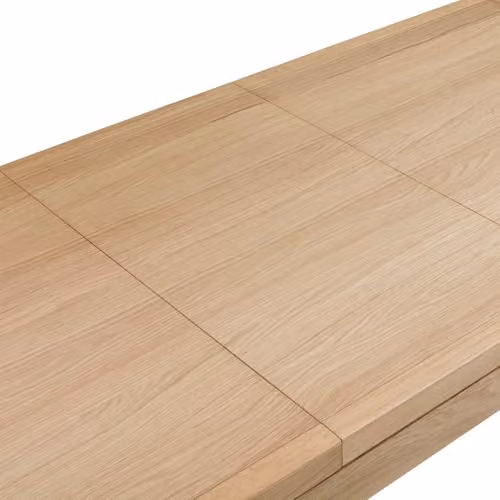 Julian Bowen Curve Rectangular Extending Dining Table in Oak – 2